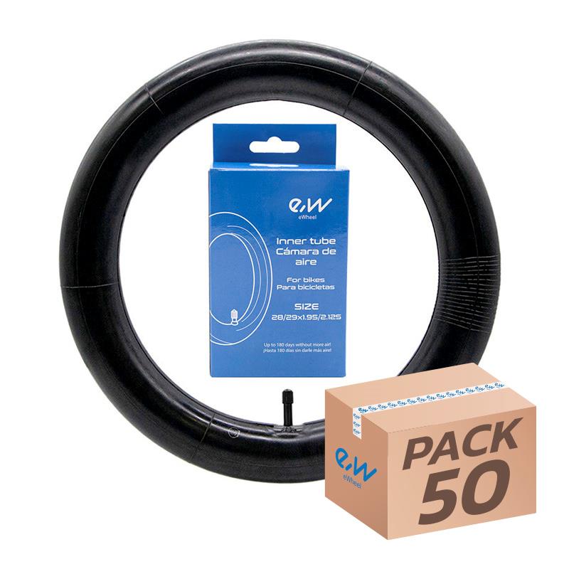 Cámara de aire 28/29x1,95/2,125 Ewheel - válvula recta - 50uds