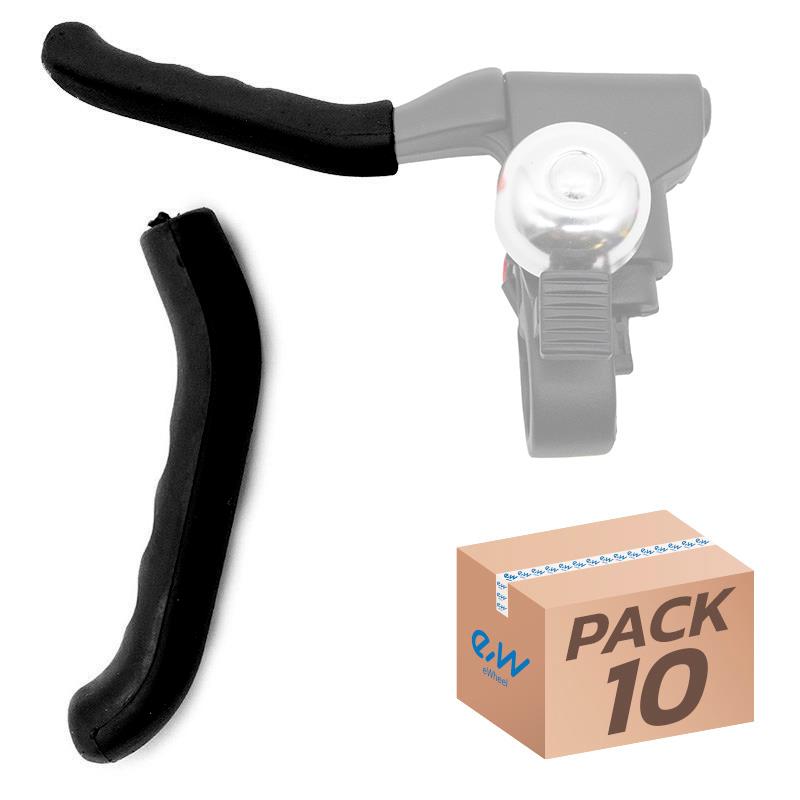Embellecedor de silicona para maneta freno negro - 10 uds