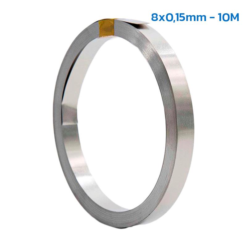 Niquel (acero niquelado) 8x0,15mm -10M