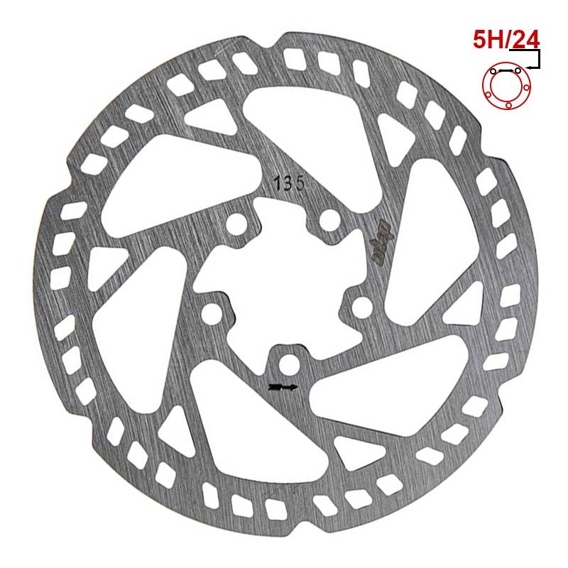 Disco de freno 135mm 5H plata