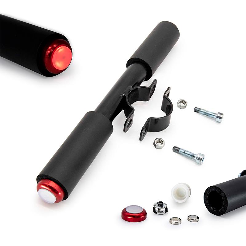 Manillar secundario con luz lateral