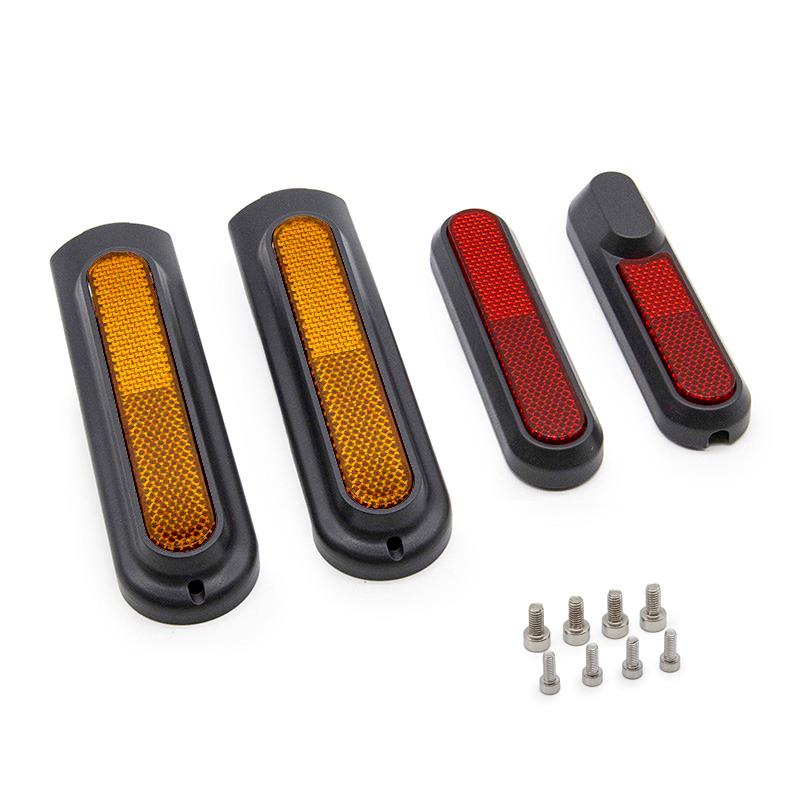 Catadióptrico negro con reflector amarillo/rojo para Xiaomi Mi4 Pro