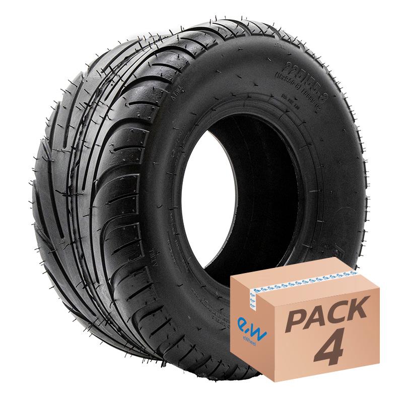 Neumático tubeless 18x9,5-8 / 225/55-8 [Feiben] - 4uds