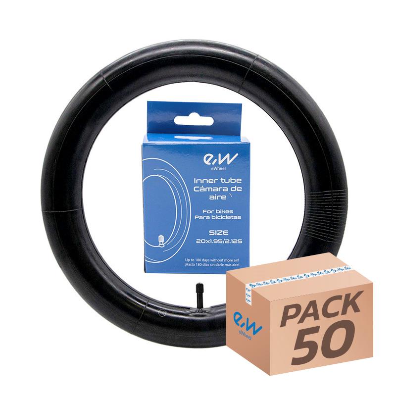 Cámara de aire 20x1,9/2,125 Ewheel - válvula recta - 50uds