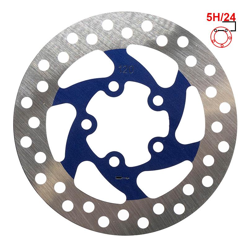 Disco de freno 120mm 5H azul