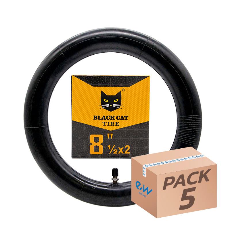Cámara de aire 8,5x2 Black Cat - válvula recta -5uds