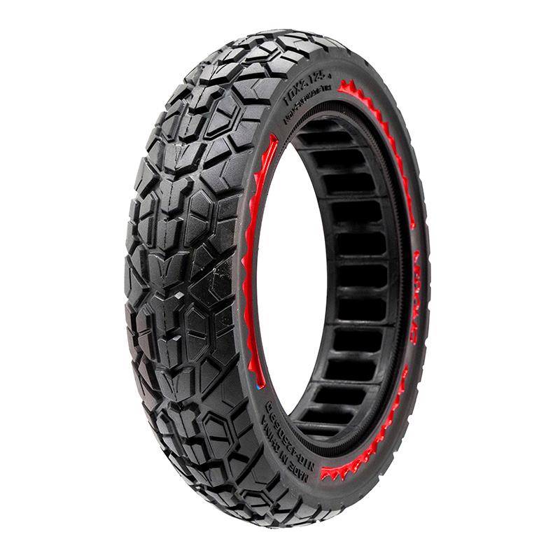 Rueda maciza ultraligera offroad 10x2,125-6,5/B34 - roja [Nedong]