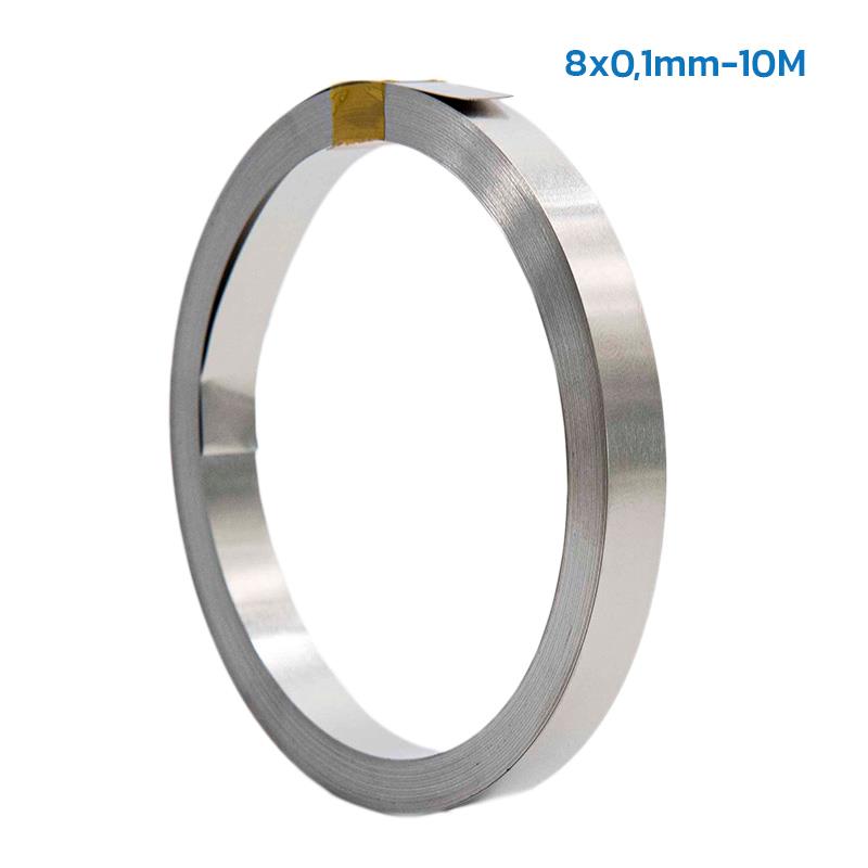 Niquel (acero niquelado) 8x0,1mm -10M