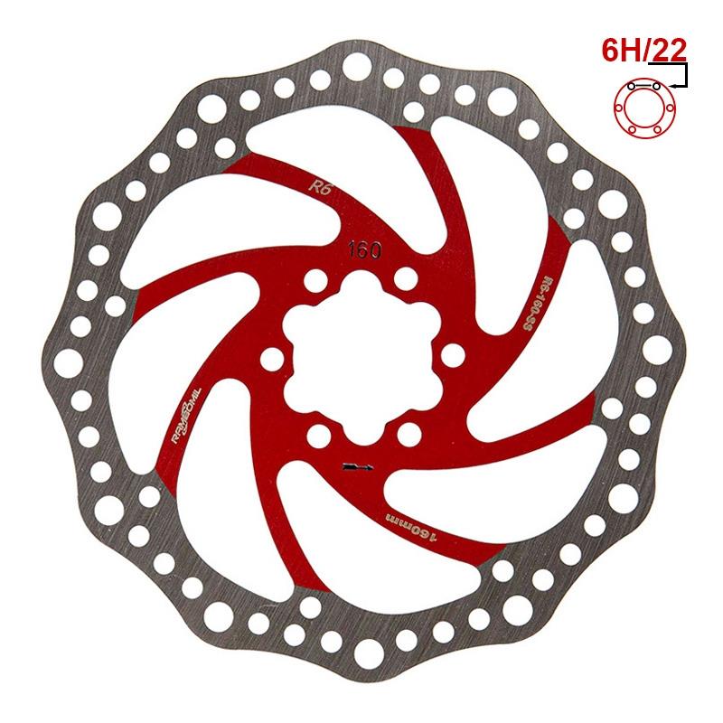 Disco de freno R6.1 160mm 6H  [RAMBOMIL]