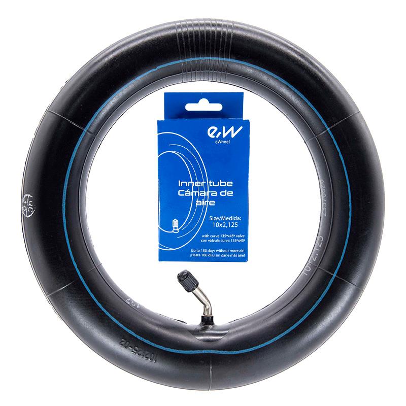 Cámara aire 10x2,125 VC 135x45º  [Ewheel]